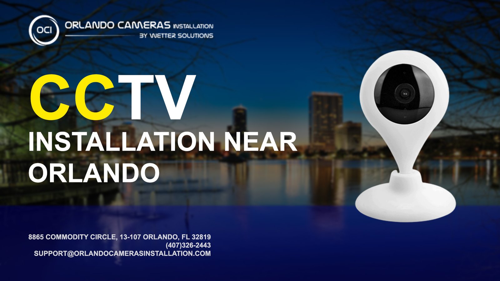 CCTV camera installation near Orlando