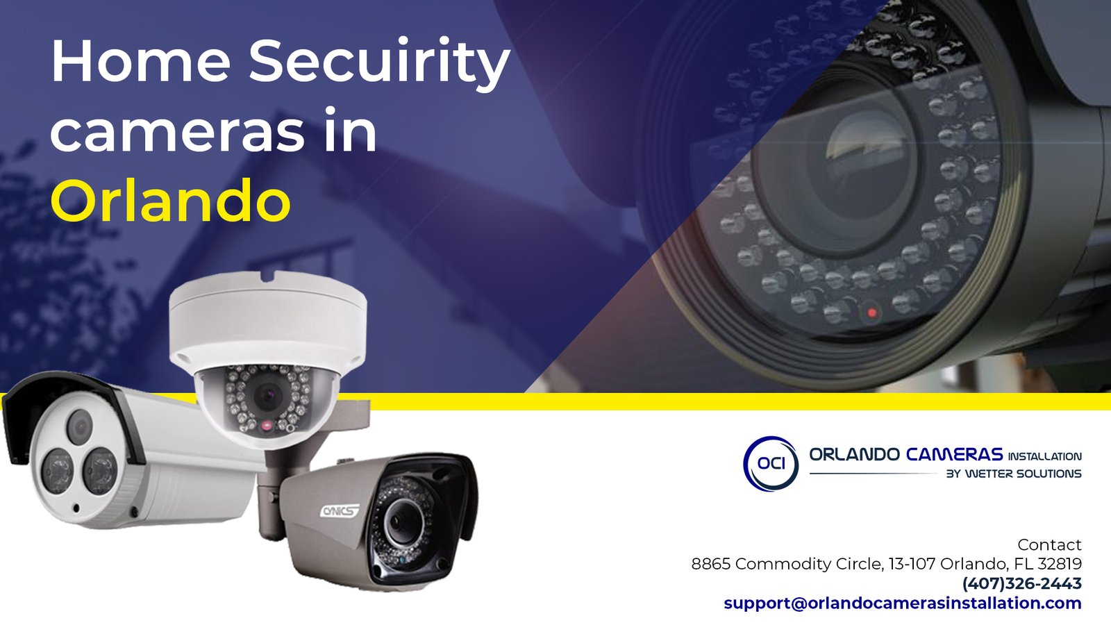 Home security cameras in Orlando