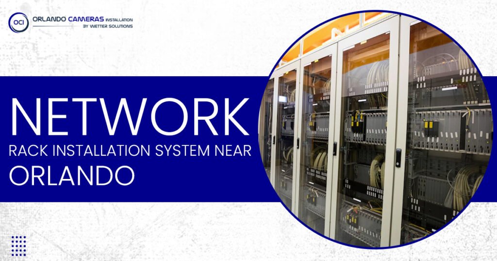Network rack installation system near Orlando